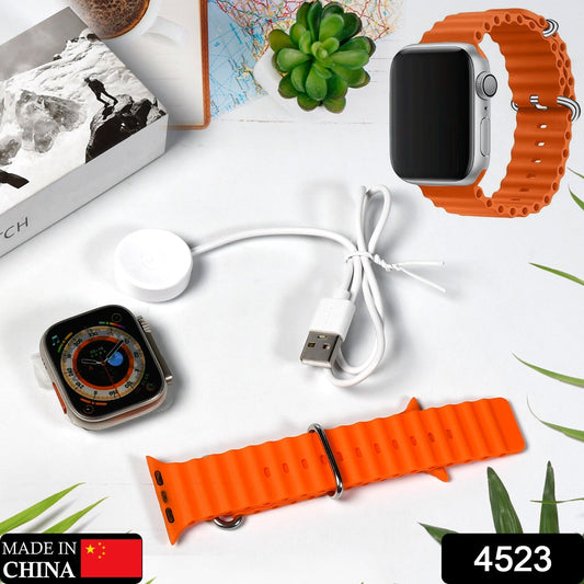 Ultra Seris T800 Smart Watch Men & Female Smartwatch Bluetooth Call Wireless Charge Fitness Bracelet Watch Large 49 MM Screen Smart Watch