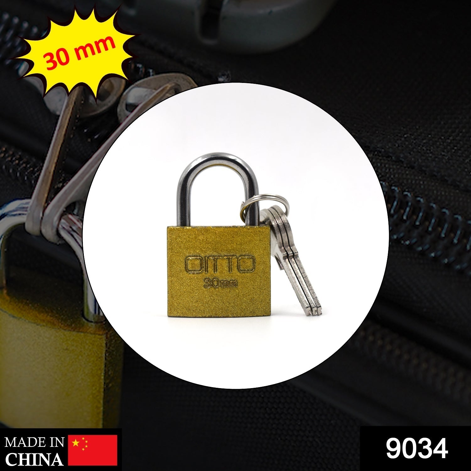 9034 30 Mm Lock N Key Used For Security Purposes In Important Places.
