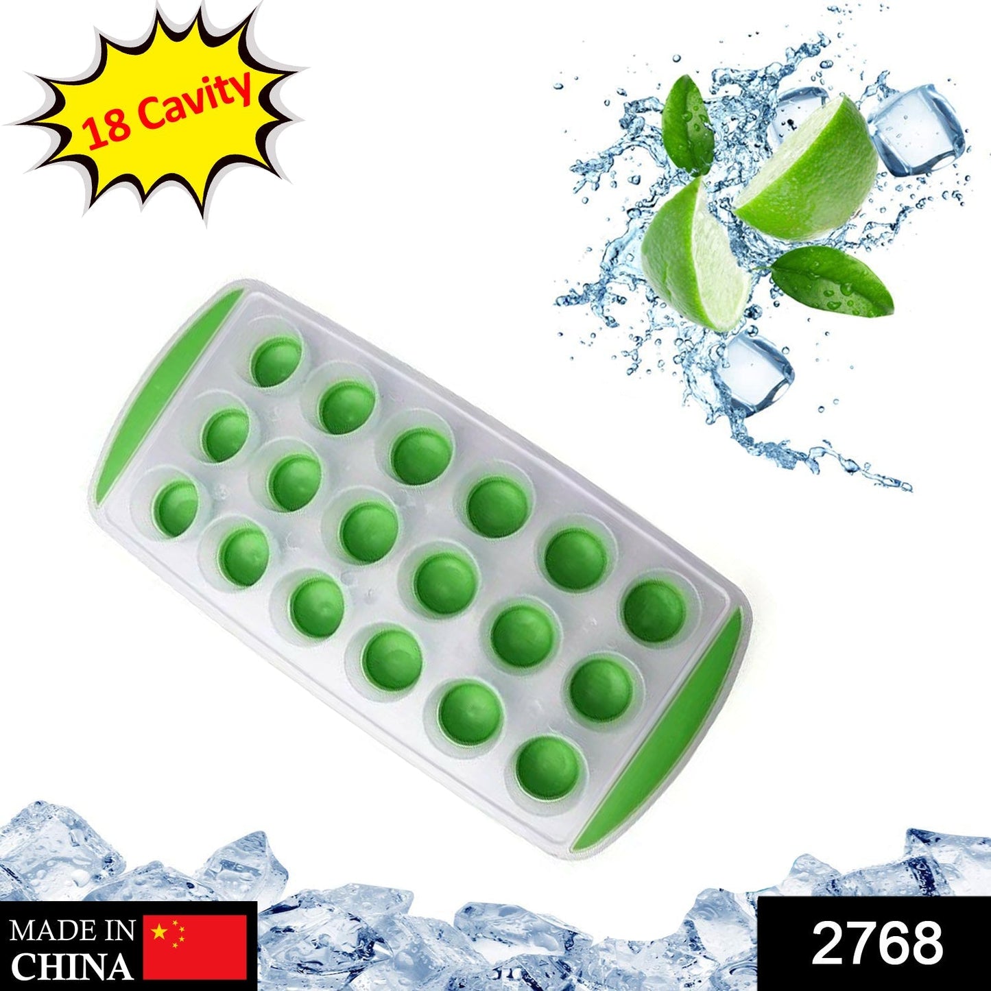 2768 18 Cavity Ice Tray Used For Producing Ice’s In Types Of Places Etc.