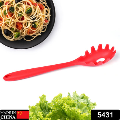 Silicone Spaghetti Spoon Pasta Spoon Easy Clean for Your Home, Restaurant (22cm)