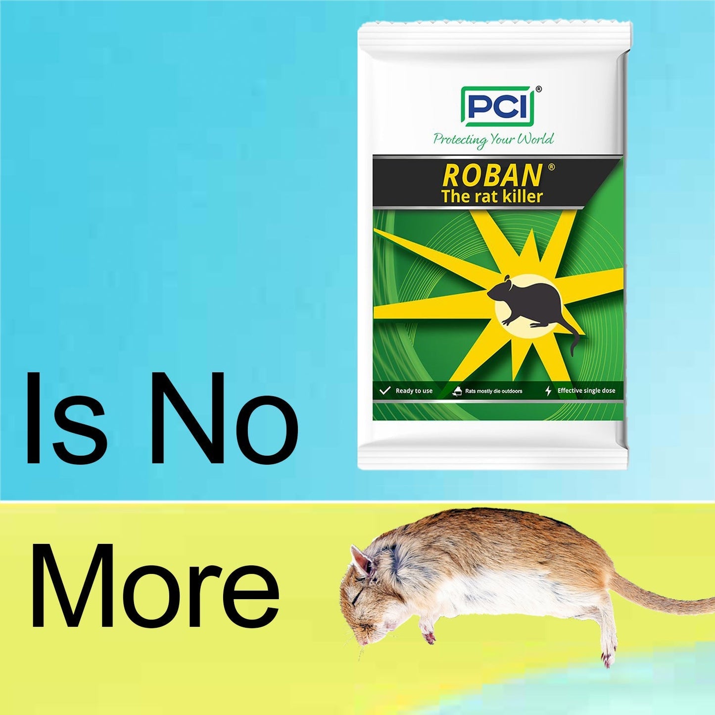 297 100gm PCI Roban the Rat Killer (Brown) BIG