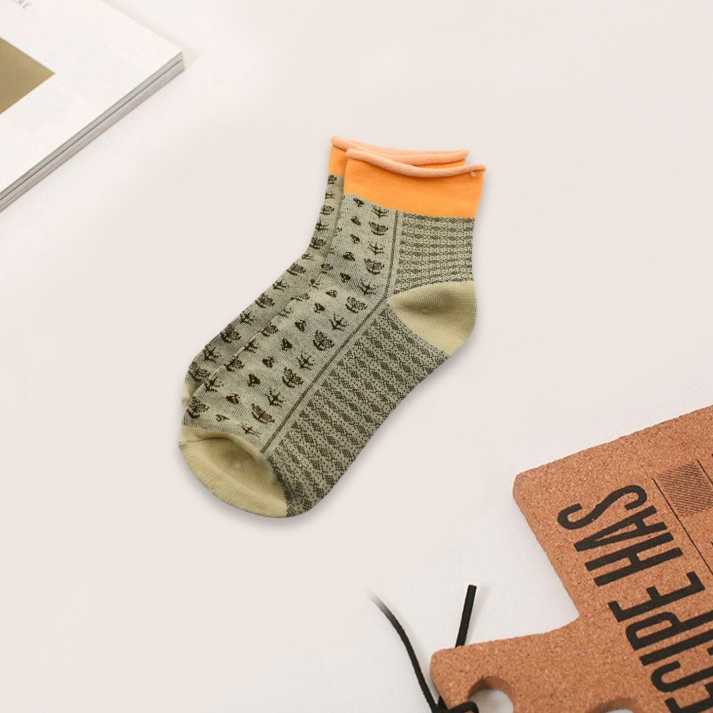 7356 Socks Breathable Thickened Classic Simple Soft Skin Friendly