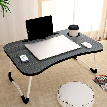 Multi-Purpose Laptop Desk for Study and Reading with Foldable Non-Slip Legs Reading Table Tray, Laptop Table ,Laptop Stands, Laptop Desk, Foldable Study Laptop Table