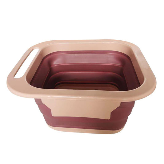 Foldable Soaking Foot Massage Tub, Spa Basin, Bucket with Massage Roller, Suitable For Home Spa Pedicure Relieve Stress