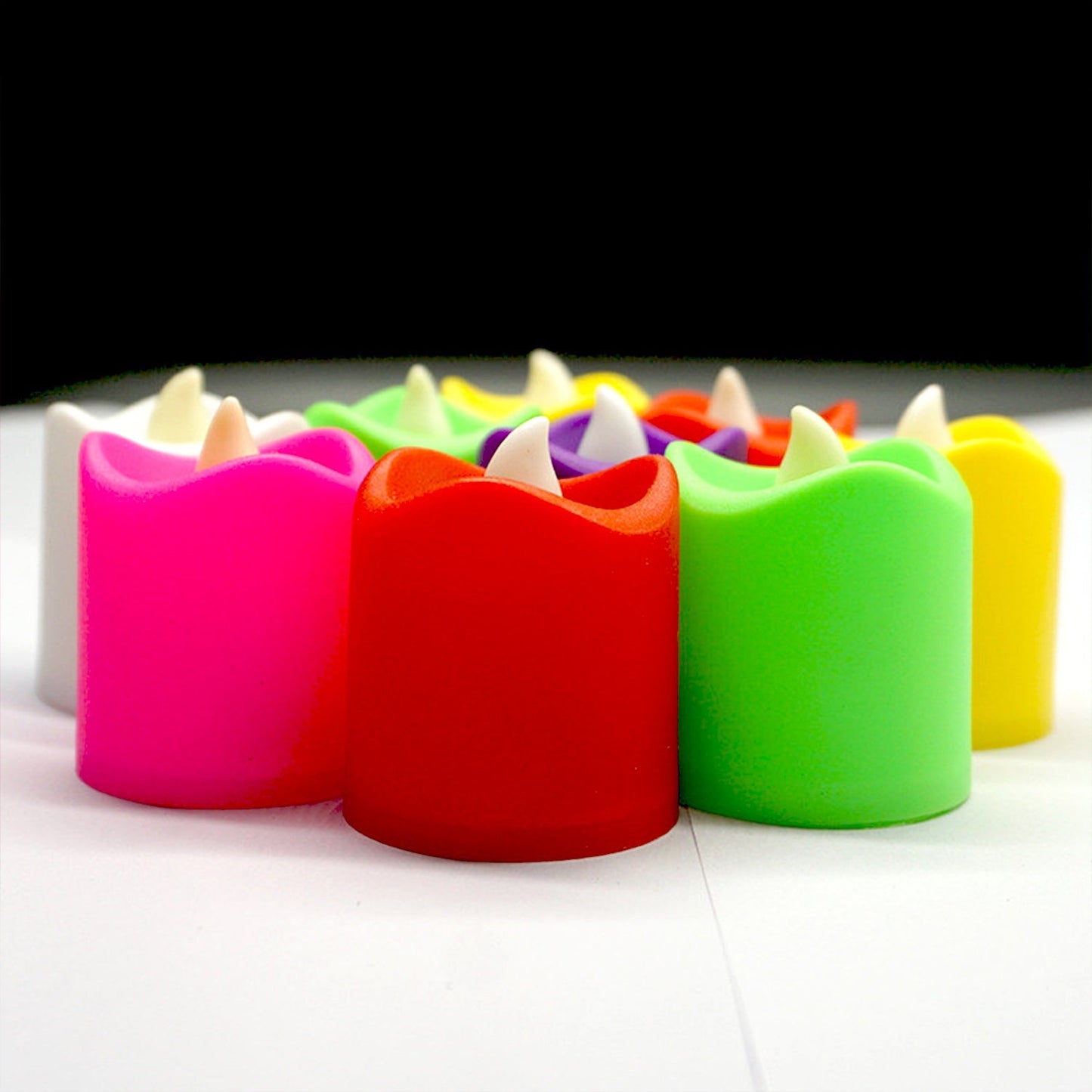 24Pcs Festival Decorative - Led Tealight Candles | Battery Operated Candle Ideal For Party, Wedding, Birthday, Gifts (Multi Color)