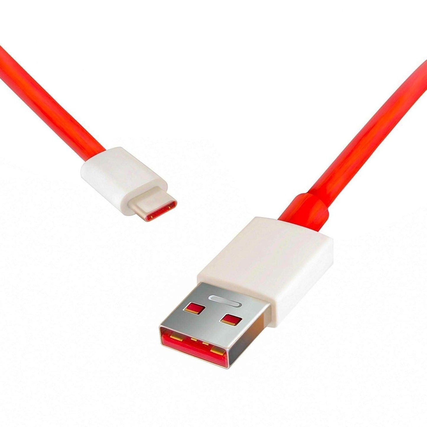 Unique Type C Dash Charging USB Data Cable | Fast Charging Cable | Data Transfer Cable For All C Type Mobile Use 1 Meter (RED)
