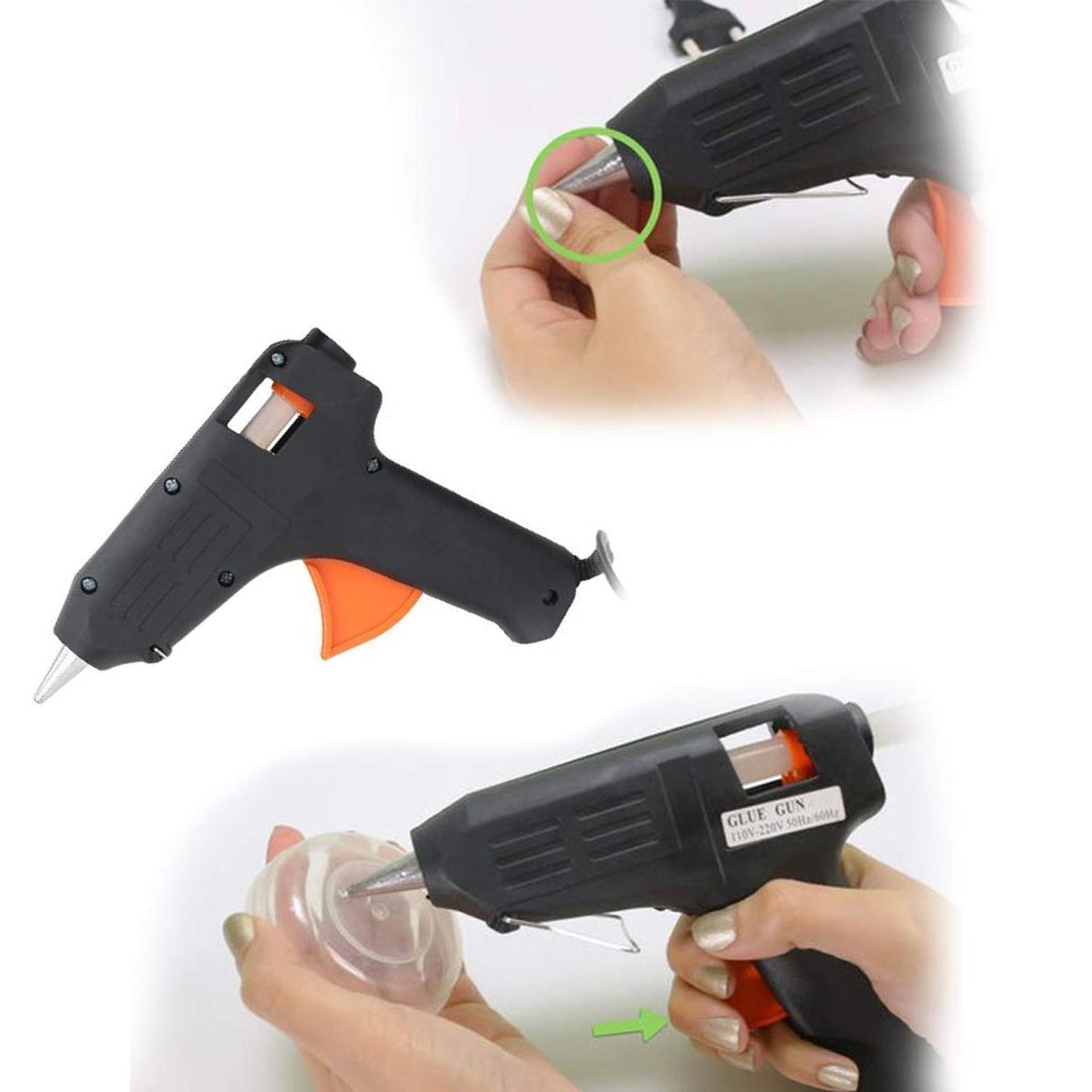 Professional Hot Melt Glue Gun with Rapid Heating and Quick Melt Glue Gun For Multiuse