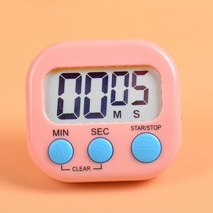 Digital Kitchen Timer Clear Big Digits 0-99 Min For Cooking Office Clock