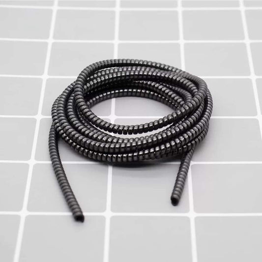 Metallic Finish Cable Spiral Protector/Wire Repair/Pet Cord Protector/Headphone Saver, Cable Wrap/Cover for Mac Charging Cable