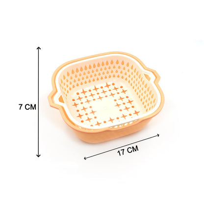 2785 2 In 1 Basket Strainer To Rinse Various Types Of Items Like Fruits, Vegetables Etc.