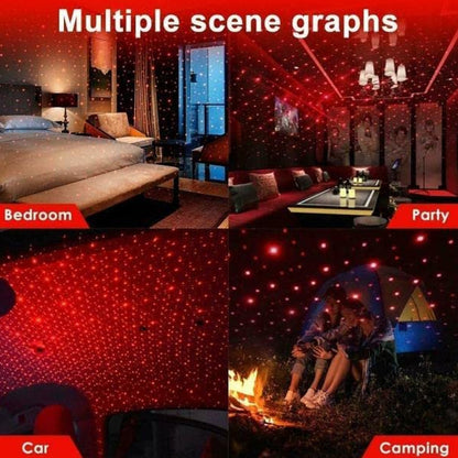 Light Galaxy Night Sky Ambiance Laser Micro Projector Atmosphere Ambient Roof USB Light