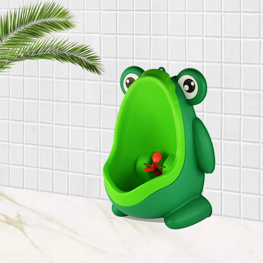 Cute Forg Standing Potty Training Urinal for Boys Toilet with Funny Aiming Target