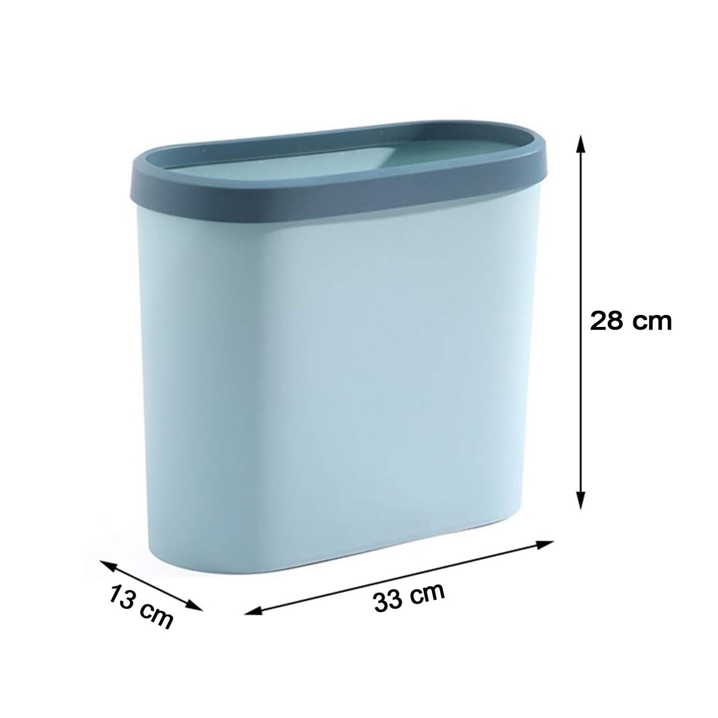 Plastic Open Dustbin Without Lid | Storage Box & Garbage Bin For Home, Kitchen, Office Use Dustbin
