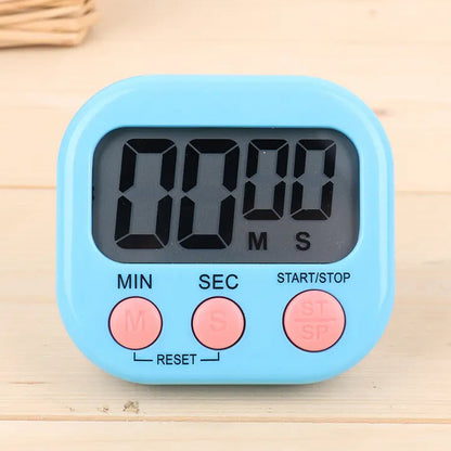 Digital Kitchen Timer Clear Big Digits 0-99 Min For Cooking Office Clock