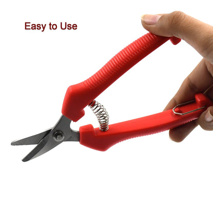 Heavy Duty Stainless Steel Cutter, Non‑slip Trimming Scissors Durable Not Easy To Wear for Gardening Pruning Of Fruit Trees Flowers and Plants