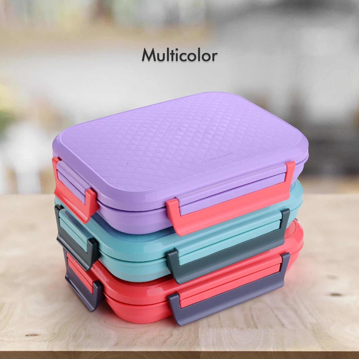 Break Time Lunch Box Steel Plate Multi Compartment Lunch Box Carry To All Type lunch In Lunch Box & Premium Quality Lunch Box ideal For Office, School Kids & Travelling Ideal