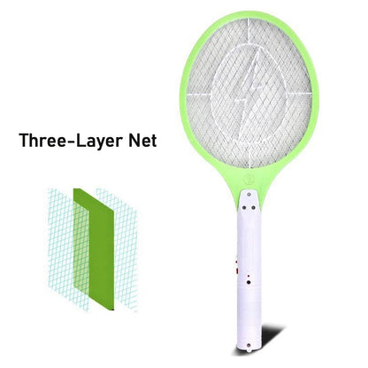 Mosquito Killer Racket Rechargeable Handheld Electric Fly Swatter Mosquito Killer Racket Bat, Electric Insect Killer (Quality Assured) (with cable)