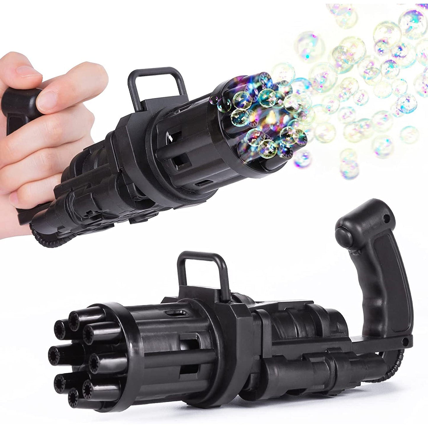8028 8-Hole battery operated Bubbles Gun Toys for Boys and Girls