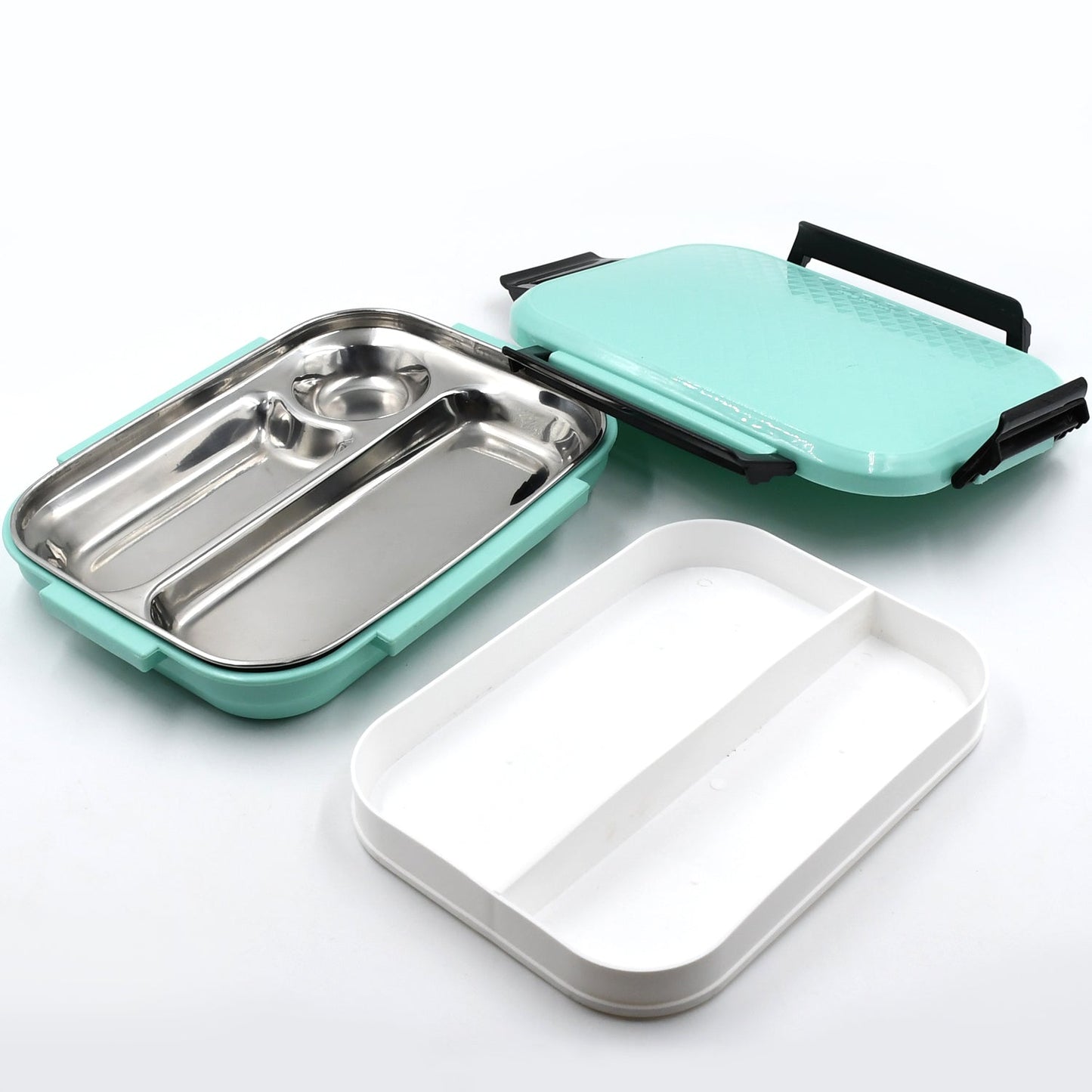 Break Time Lunch Box Steel Plate Multi Compartment Lunch Box Carry To All Type lunch In Lunch Box & Premium Quality Lunch Box ideal For Office, School Kids & Travelling Ideal