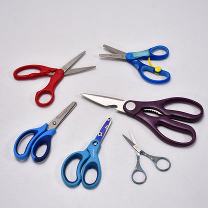 9128 Multipurpose Large Stainless Steel Scissor For Home Scissors/Office Scissors/School Work Scissors /Cutting / Croping Scissors /Tailoring Scissors ( Mix 1 Kg )