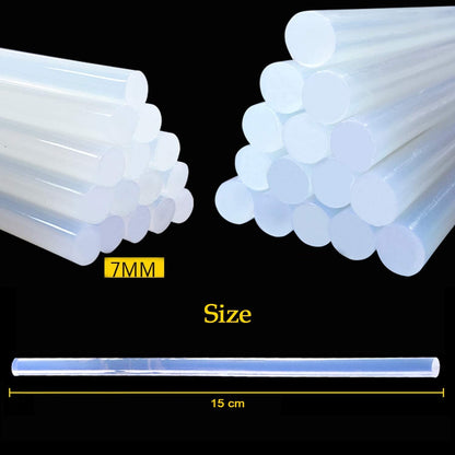 Glue Sticks for Craft and Art Decoration Craft Work Multi-Purpose Transparent HOT MELT Glue Sticks (1 Kg)