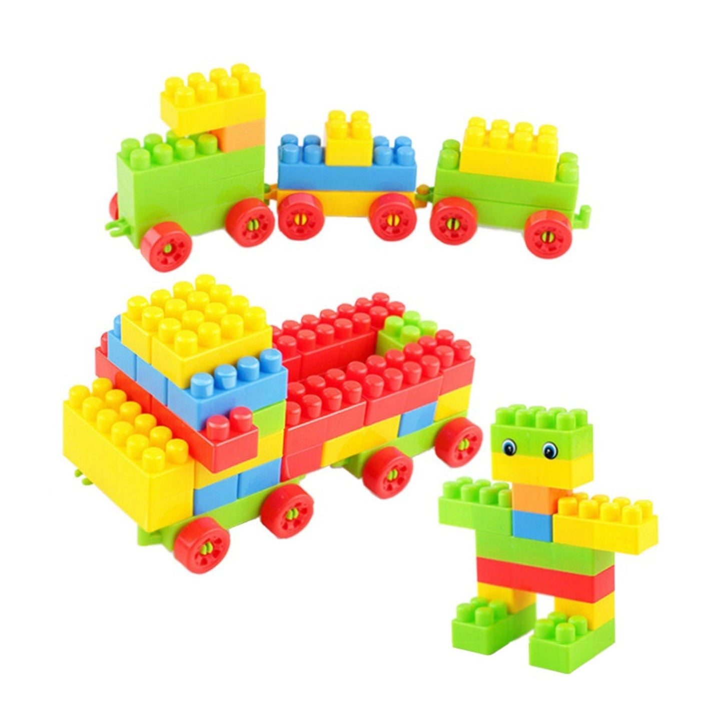 8076 100pc Building Blocks Early Learning Educational Toy for Kids