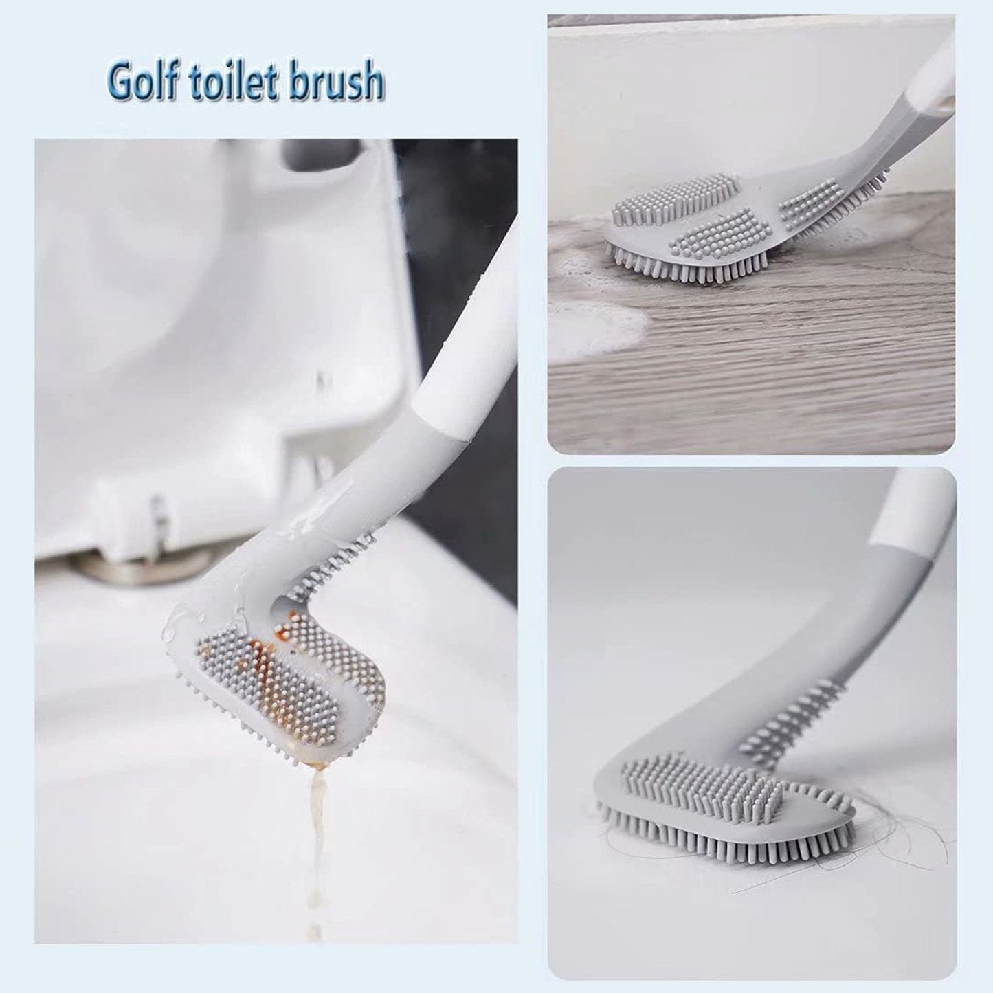 6059A Golf Shape Toilet Cleaner Brush For Bathroom Use