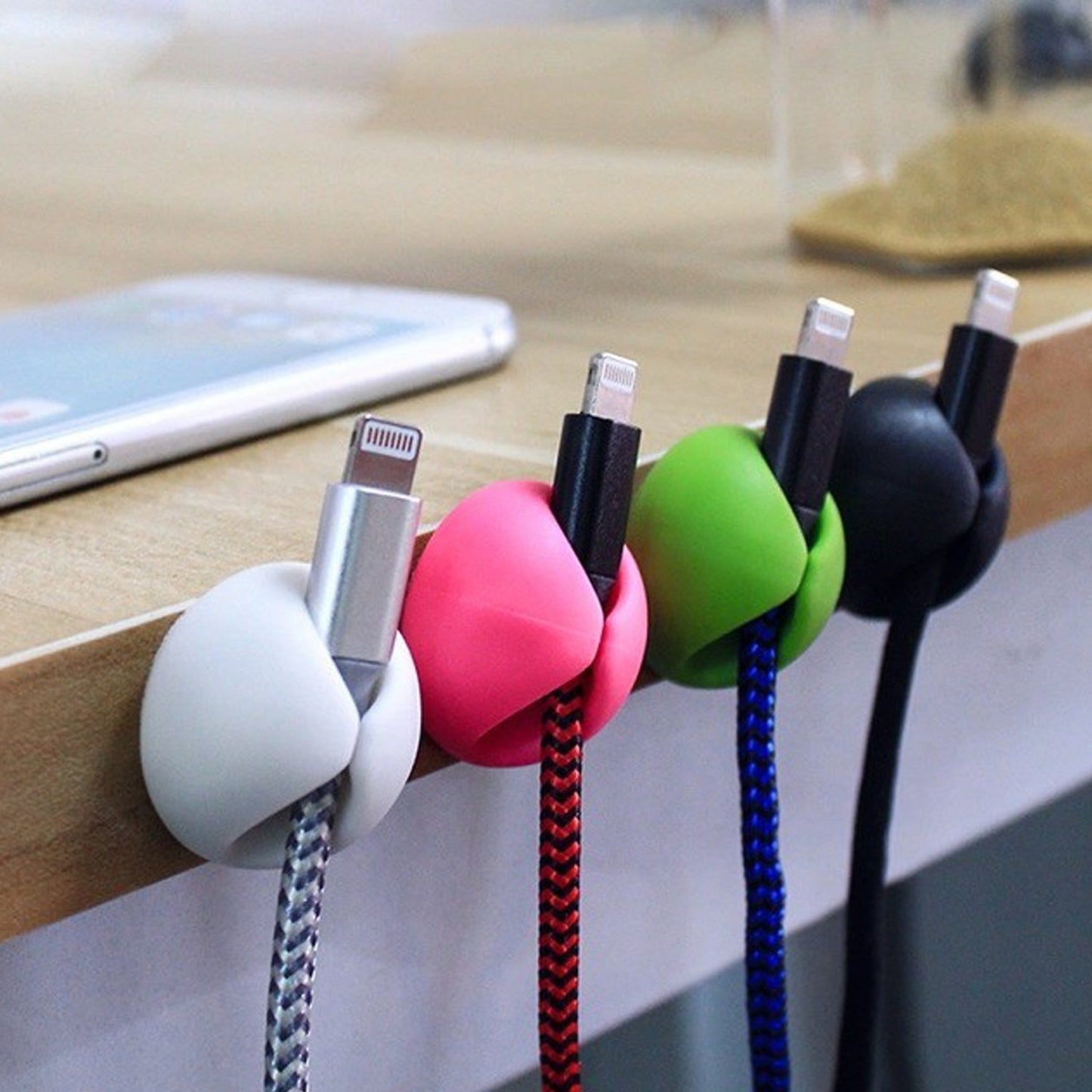 Cable Clips Multi Purpose Cable Organizer, Wire Holder For Desk And Table Use 