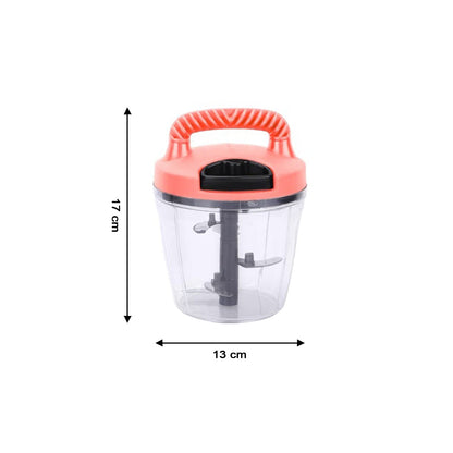 2714 2 in 1 Handy Chopper 1000 ML used widely in all kinds of household kitchen purposes for cutting and chopping of types of vegetables and fruits etc.