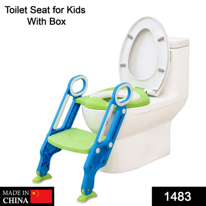 2-in-1 Training Foldable Ladder Potty Toilet Seat for Kids