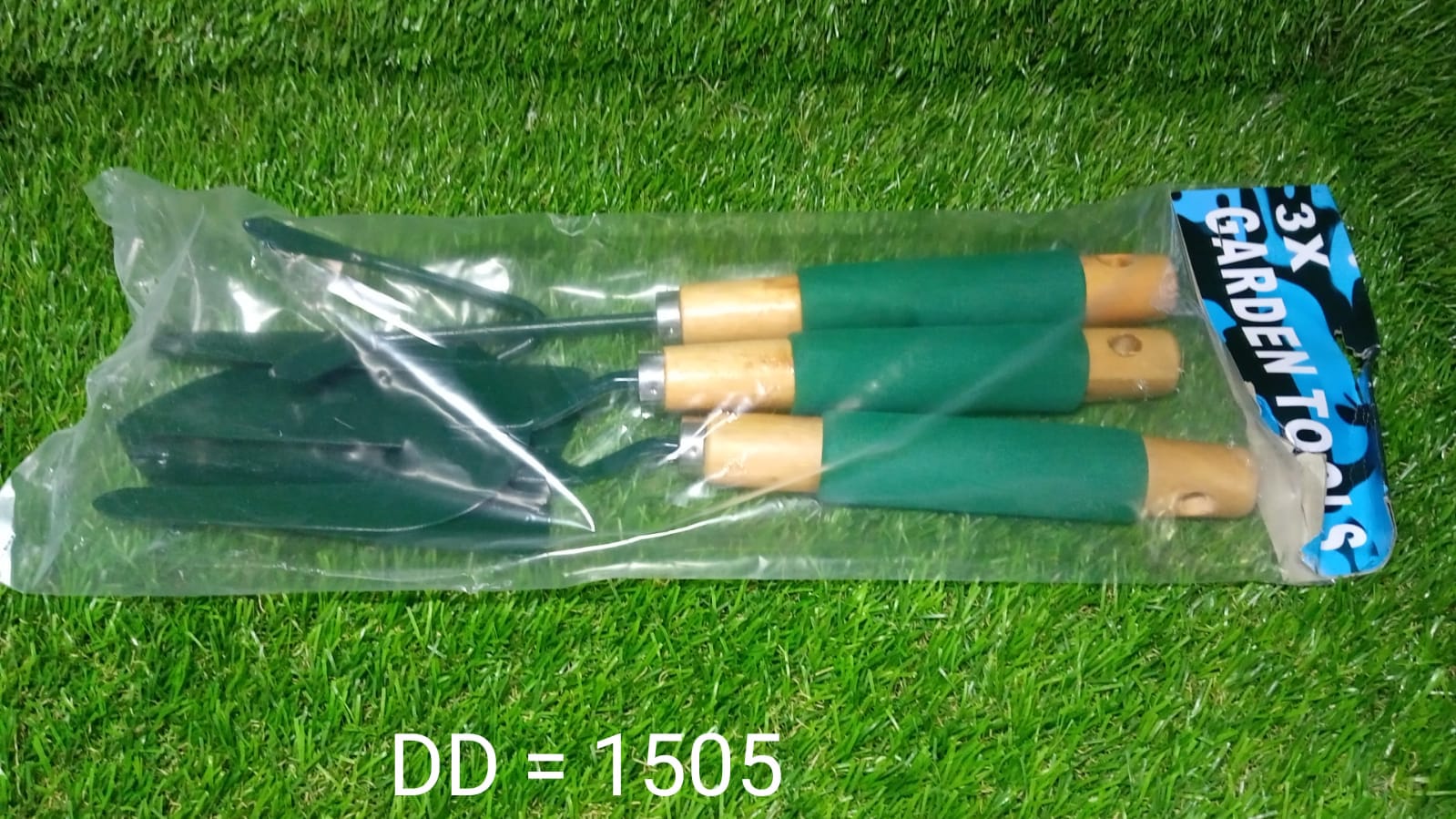 Gardening Tool Wood Handle Cultivator Trowel Forks Tool Set (3 pack)