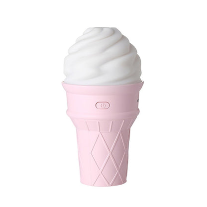 Ice Cream Design LED Humidifier for Freshening Air & Fragrance (Multicoloured)