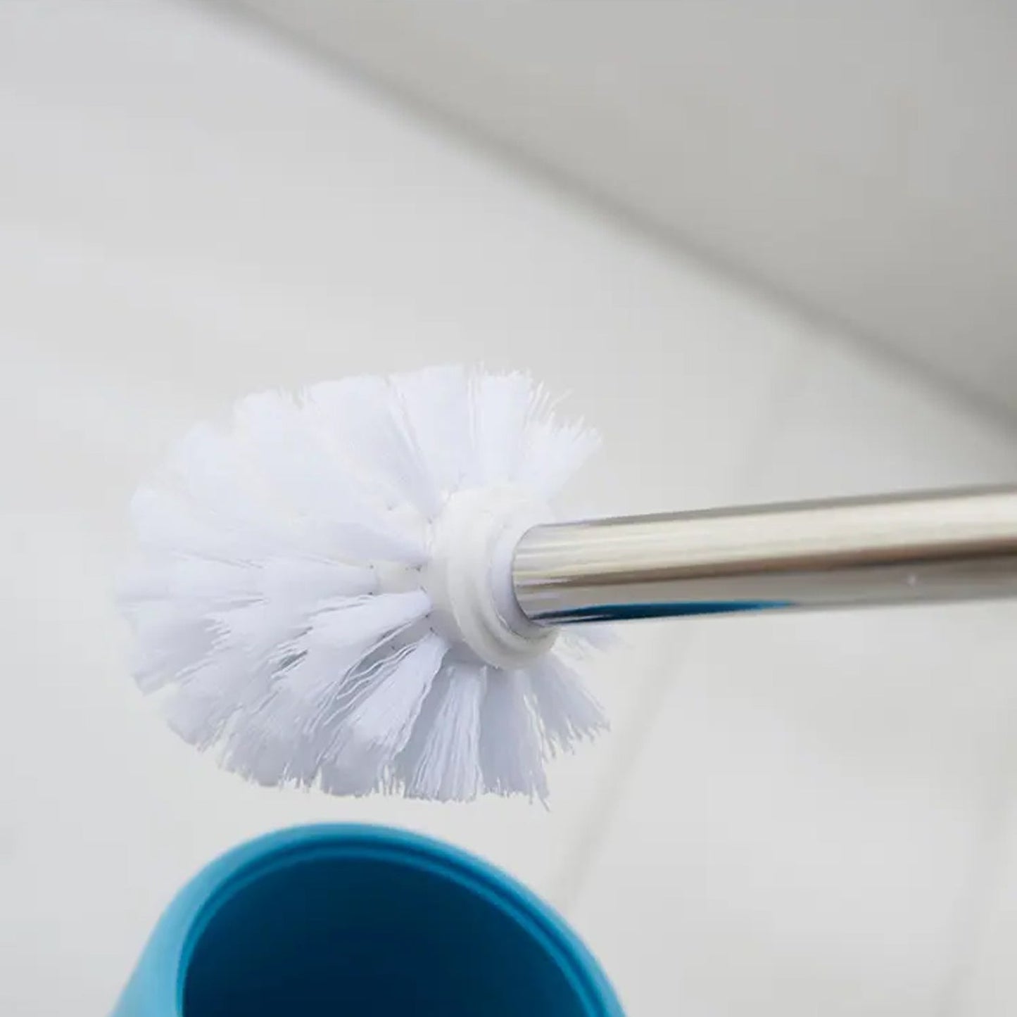 Toilet Brush Set Household Cleaning Toilet Brushes Holder Sets Home Bathroom Hotel Long Handle No Dead Angle Decontamination Floor-Mounted Wall-Mounted Cleaner Brush Tool
