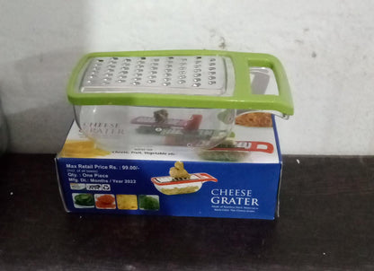 Cheese Grater/Slicer/Chopper With Stainless Steel Blades 