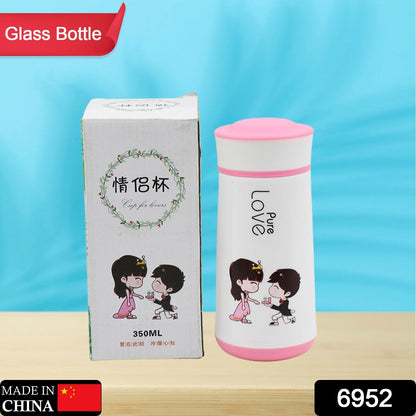 Pure Love Bottle for Anniversary, Birthday Gift Bottle juices, shakes, coffee etc, specially designed for school going boys and girls and sport persons, return gift, birthday gifts online 350ml