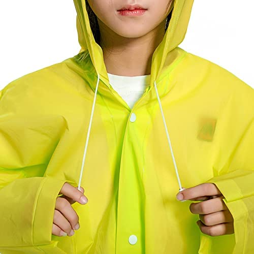Mix Size Portable Student Rain Coat, Kid's Girl's & Boy's Outdoor Traveling Eva Material Raincoat/Rain wear/Rain Suit for Outdoor Accessory (1pc)