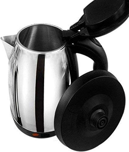 Stainless Steel Electric Kettle with Lid - 2 l