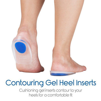 Gel Heel cups Silicon Heel Pad for Heel Ankle Pain