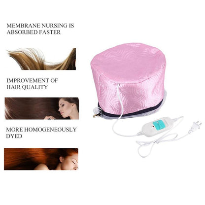 Thermal Head Spa Cap Treatment with Beauty Steamer Nourishing Heating Cap