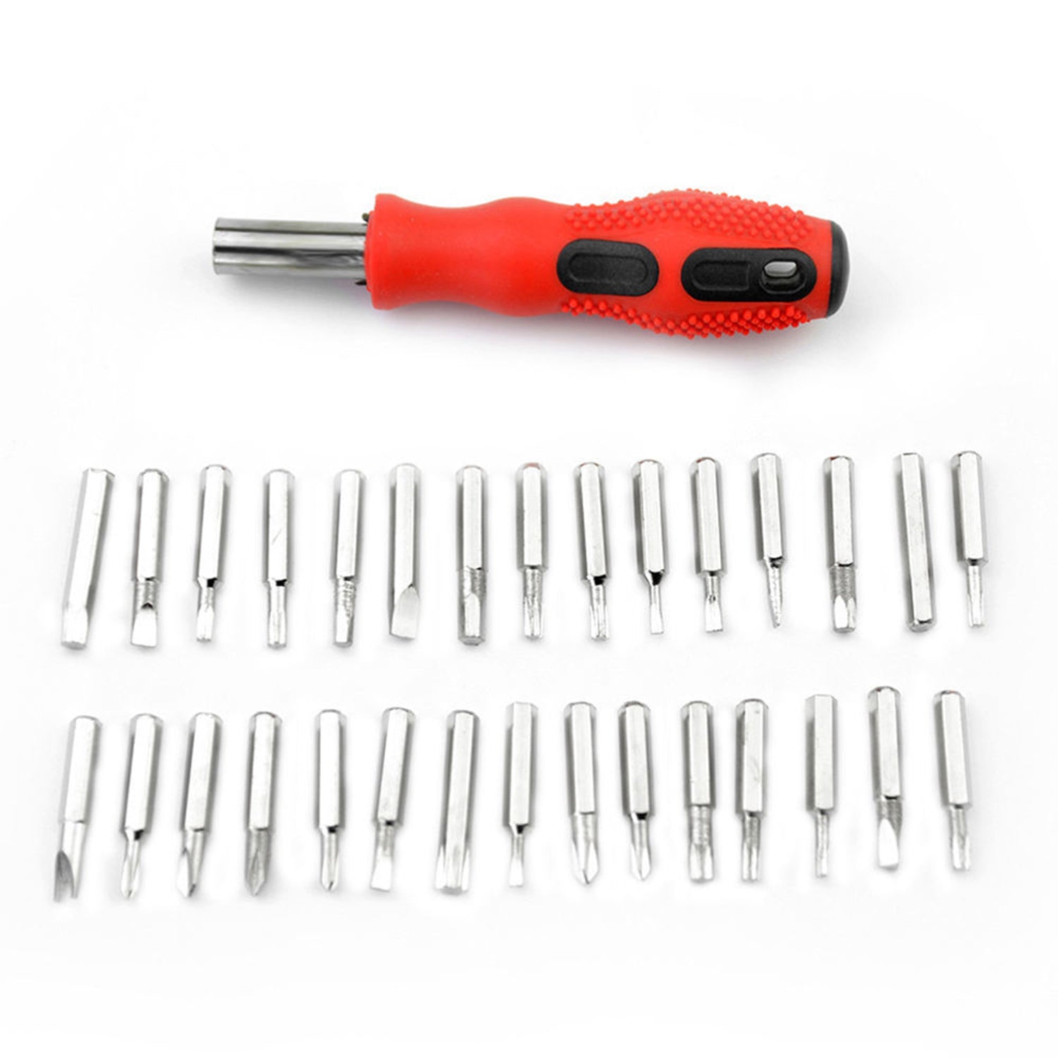 9110 (SET OF 4PC) SCREWDRIVER SET, STEEL 31 IN 1 WITH 30 SCREWDRIVER BITS, PROFESSIONAL MAGNETIC DRIVER SET