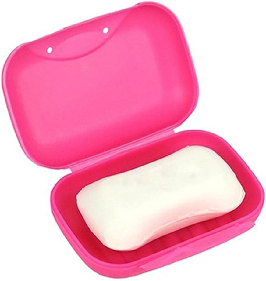 Travel Soap Case Box Plastic Soap Box With Cover Waterproof Leakproof Soap Dish For Bathroom & Travel Use (1Pc)