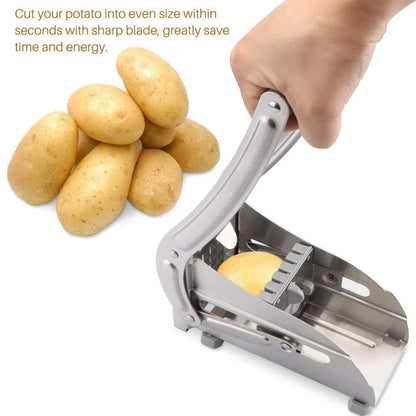 Stainless Steel French Fries Potato Chips Strip Cutter Machine With Blade