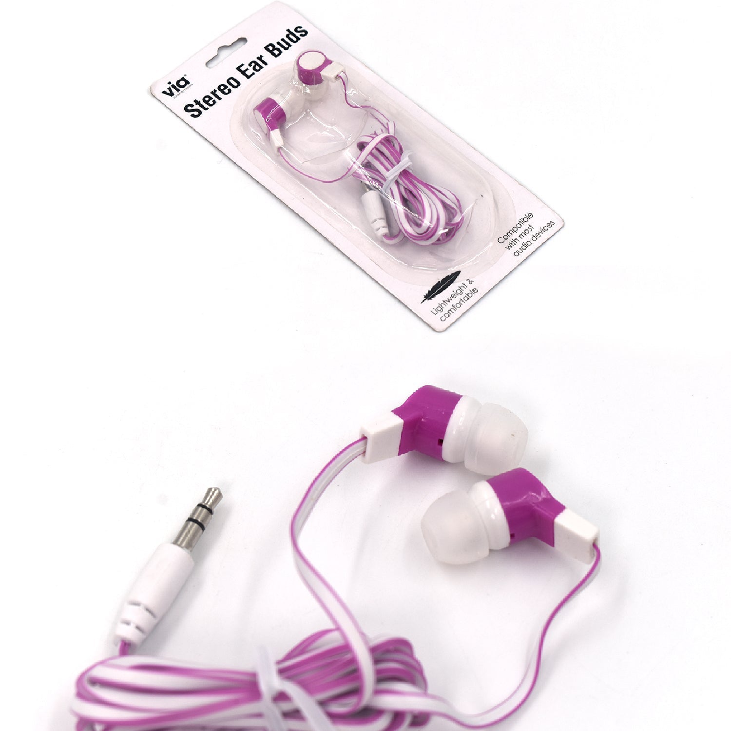 Earphones with mix different colors and various shapes and designs (1 pc)