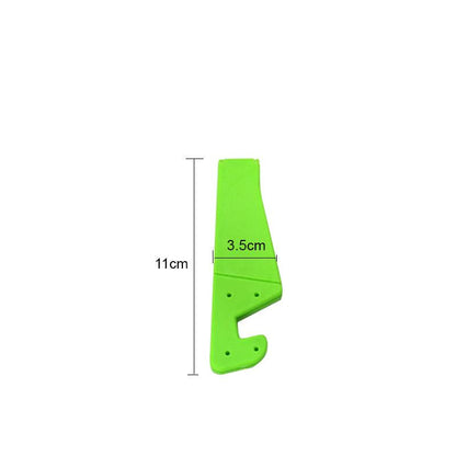Universal Phone Stand Foldable V Shape Mobile Mount Stand Holder Bracket (Random Color) (Pack of 4)
