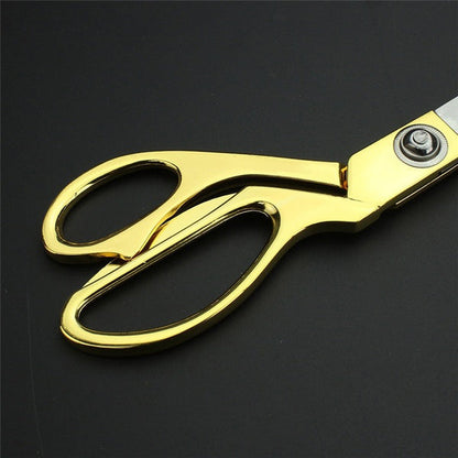 Gold Plated Professional Cloth Cutting Scissor 