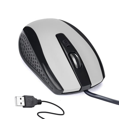 Wired Mouse for Laptop and Desktop Computer PC With Faster Response Time (Silver)