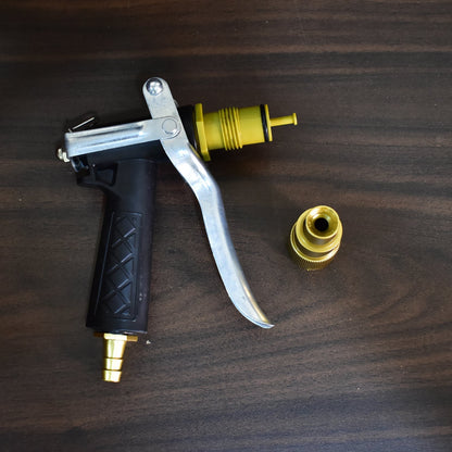 Durable Gold Color Trigger Hose Nozzle Water Lever Spray