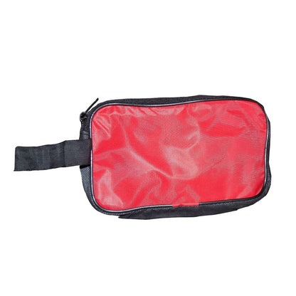 Portable Travel Hand Pouch/Shaving Kit Bag for Multipurpose Use (Red) 