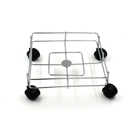 2787 Ss Square Oil Stand For Carrying Oil Bottles And Jars Easily Without Any Problem.
