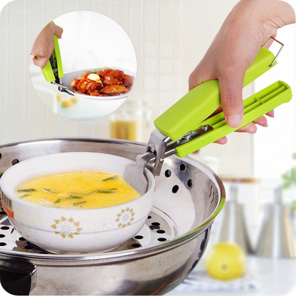 Home Kitchen Anti-Scald Plate Take Bowl Dish Pot Holder Carrier Clamp Clip Handle